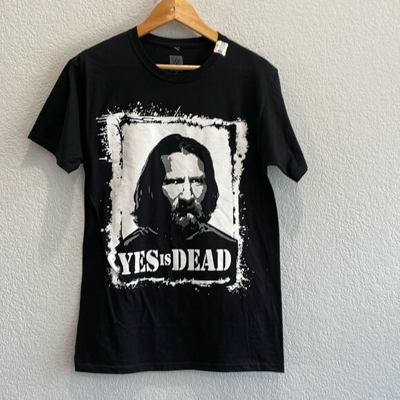 NEW WWE Authentic Daniel Bryan Black Yes is Dead Graphic T Shirt Size Small - Picture 1 of 7